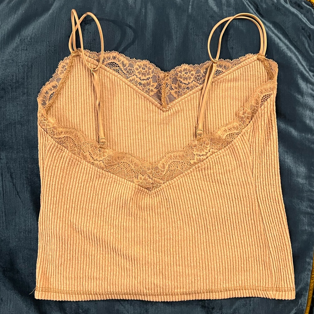A&F low back  Lacey nude tank